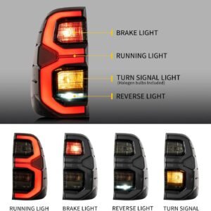Toyota Hilux Tail Light – LED with Running Indicator (2015–2020 Vigo/Hilux)