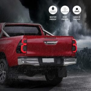 Toyota Hilux Tail Light – LED with Running Indicator (2015–2020 Vigo/Hilux)